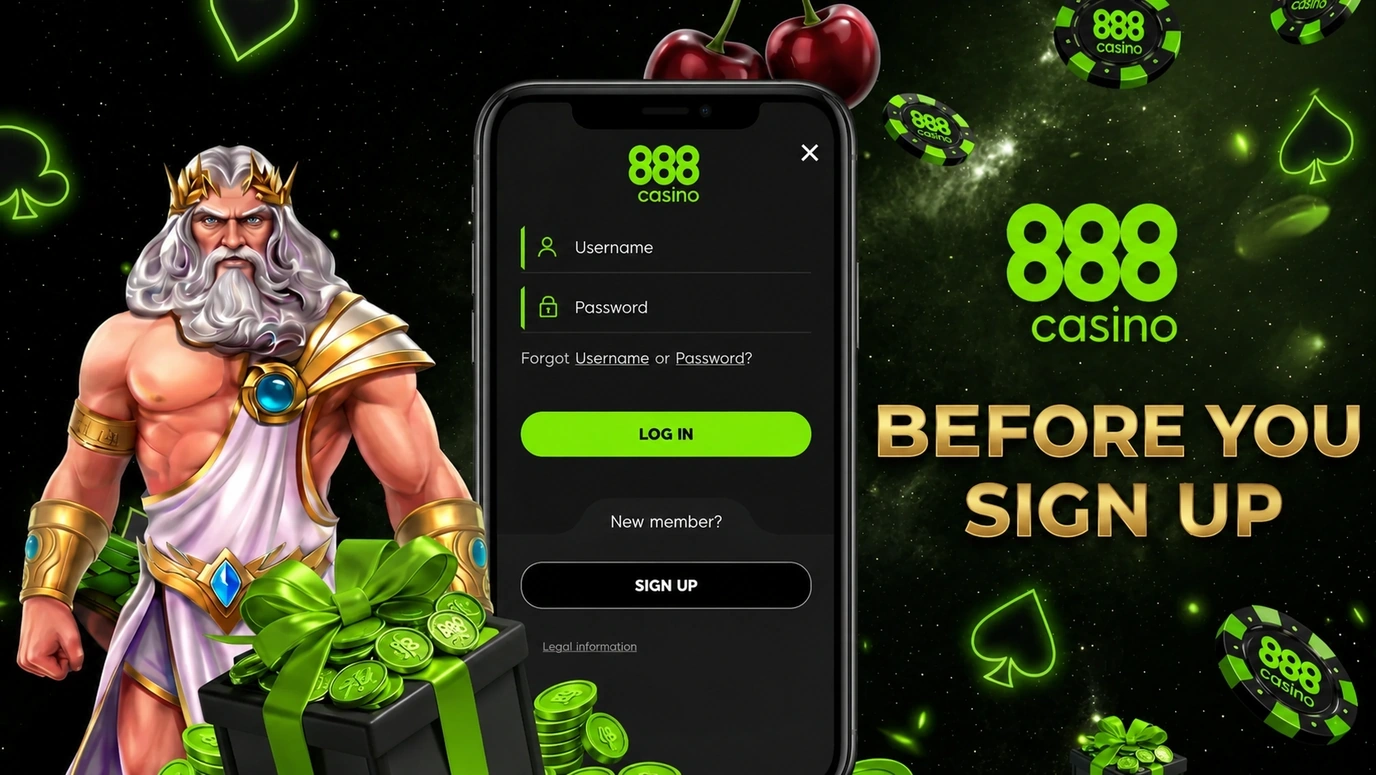 888 Casino before you sign up