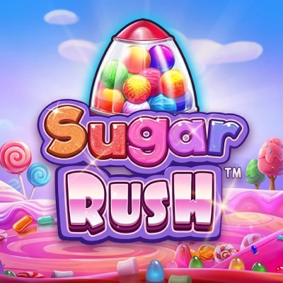 Sugar Rush cluster-pays slot tile in the 888 Casino game lobby